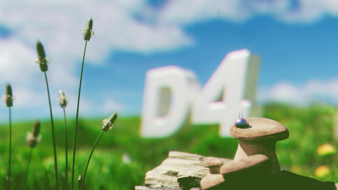 3D-Animation Grass-Logo after
